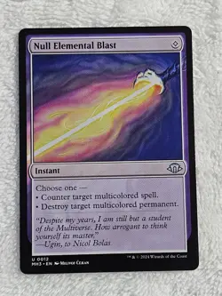 MTG Null Elemental Blast - Modern Horizons 3 Magic Gathering Card #12 U NM - Image 2