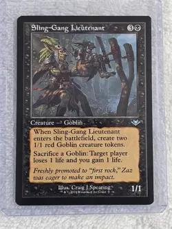 MTG Sling-Gang Lieutenant (Retro Frame) - Modern Horizons 3 Magic Card #8 U NM - Image 4