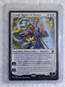 MTG Grand Master of Flowers #17 Adventures in the Forgotten Realms Mythic NM - Image 5
