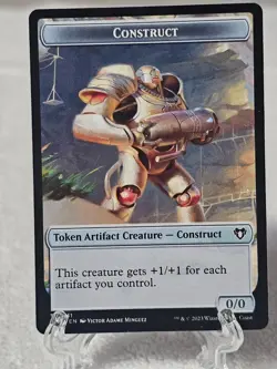 MTG Spirit Construct #10 41 Double-Sided Token Commander Masters T NM - Image 1