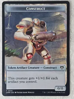 MTG Spirit Construct #10 41 Double-Sided Token Commander Masters T NM - Image 3