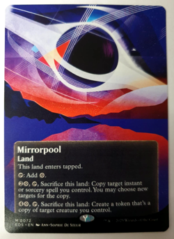 MTG Stellar Sights - Mirrorpool - Borderless 0072 NM (Edge of Eternities) - Image 1
