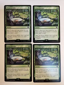 4x Mtg Lord Of The Rings Elven Farsight NM Magic The Gathering - Image 1