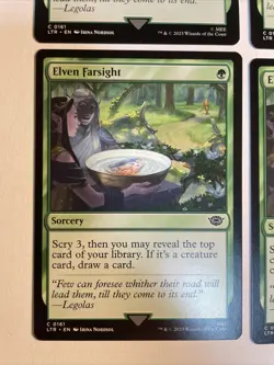 4x Mtg Lord Of The Rings Elven Farsight NM Magic The Gathering - Image 2