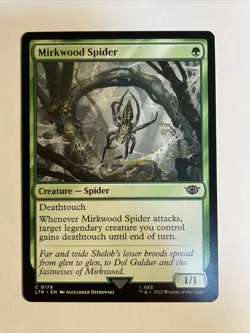 1x Mtg Lord Of The Rings Mirkwood Spider NM Magic The Gathering - Image 1