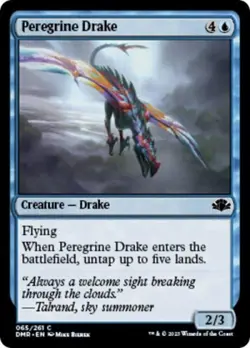 Peregrine Drake - Near Mint MTG Dominaria Remastered - Image 1