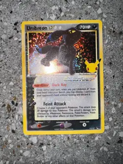 Pokemon TCG Cards Umbreon Gold Star 17/17 Celebrations Classic Collection NM - Image 3
