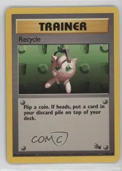 Recycle Pokemon Fossil #61 1999 wq8 - Image 1