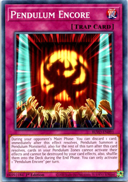 2020 YuGiOh TCG Pendulum Encore Blazing Vortex BLVO-EN091 1st Edition Common - Image 1