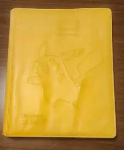 Ultra Pro Pokemon Pikachu Binder Yellow 9 Pocket - Image 1