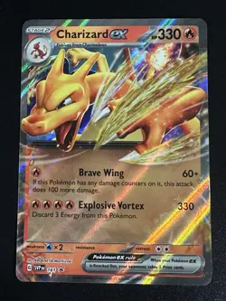 Charizard EX SVP 161 Pokemon Scarlet Violet Promo Holo Near Mint - Image 1
