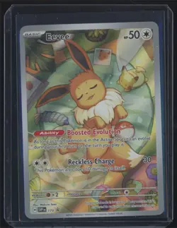 2025 Pokemon Prismatic Evolutions Eevee #173 Black Star Promo - Image 1