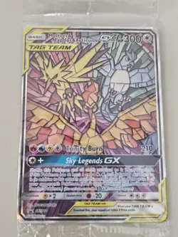 Moltres Zapdos Articuno GX Hidden Fates Pokemon Black Star Promo SM210 Sealed - Image 1