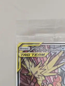 Moltres Zapdos Articuno GX Hidden Fates Pokemon Black Star Promo SM210 Sealed - Image 2
