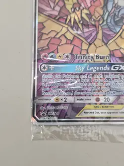 Moltres Zapdos Articuno GX Hidden Fates Pokemon Black Star Promo SM210 Sealed - Image 5