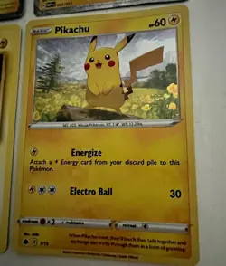 POKEMON PIKACHU CARDS Set Of 4 LP Reverse Holo, X-Y, McDonald’s, TWM - Image 5