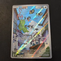 Pokemon Card - Chatot 181/162 Temporal Forces Illustration Rare Holo - M/NM - Image 1