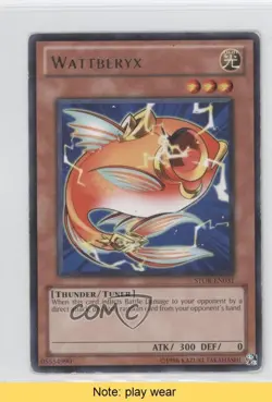 Wattberyx Unlimited YuGiOh Storm of Ragnarok #STOR-EN031 READ 0b3 - Image 1