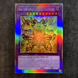 Yugioh The Unstoppable Exodia Incarnate INFO-AE033 Holographic Ghost Rare NM - Image 1