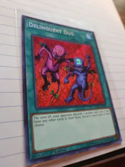Yugioh! Delinquent Duo - LCKC-EN101 - Secret Rare - 1st Edition - Image 4