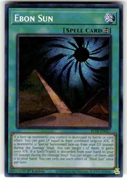 Yugioh! Ebon Sun - BLTR-EN027 - Secret Rare - 1st Edition Near Mint, English - Image 1
