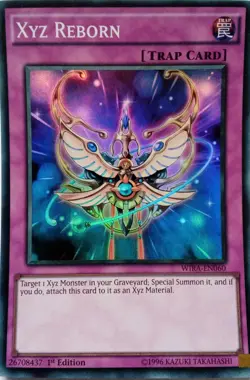 WIRA-EN060 XYZ REBORN SUPER RARE 1ST EDITION YuGiOh CARD - Image 1