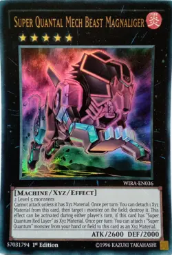 WIRA-EN036 SUPER QUANTAL MECH BEAST MAGNALIGER ULTRA RARE 1ST ED YuGiOh CARD - Image 1