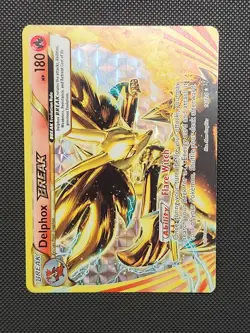 Delphox Break 14/124 XY Fates Collide Ultra Rare Holo Pokemon Card TCG - Image 1