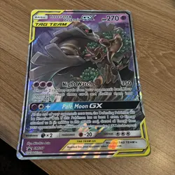 Pokemon Jumbo Promo Card Trevenant & Dusk Noir GX Excellent Condition - Image 1