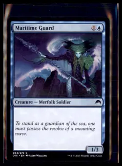 Magic: The Gathering Maritime Guard Magic Origins 063/272 Common 4 Card Lot - Image 1