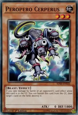 SDSH-EN022 PEROPERO CERPERUS COMMON 1ST EDITION YuGiOh CARD - Image 1
