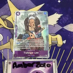 One Piece Card Game TCG - Trafalgar Law (ST10-010) Treasure Rare Card - Image 1