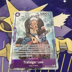 One Piece Card Game TCG - Trafalgar Law (ST10-010) Treasure Rare Card - Image 2