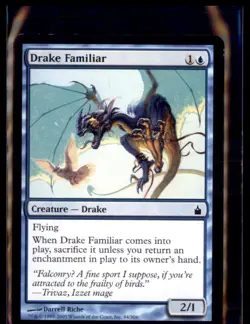 Magic: The Gathering Drake Familiar Ravnica: City of Guilds 44/306 5 Card Lo - Image 1