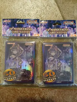 Yugioh I:P Masquerena Card Sleeves Lot ×2 Brand New Sealed (100 Sleeves Total) - Image 1