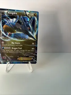 Kingdra EX 73/124 XY Fates Collide Holo Ultra Rare Pokemon Card NM/Mint - Image 2