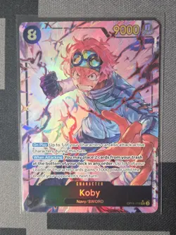Koby OP11-119 SEC a Fist of Divine Speed One Piece Card English Version - Image 1