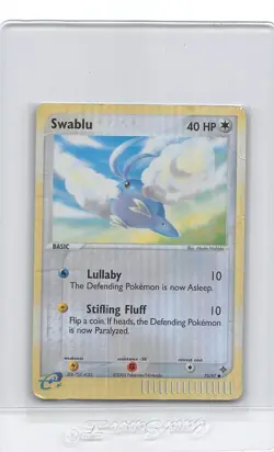 SWABLU 75/97 - REVERSE HOLO COMMON - Ex Dragon - 2003 POKEMON CARD - HP/DMG - Image 1