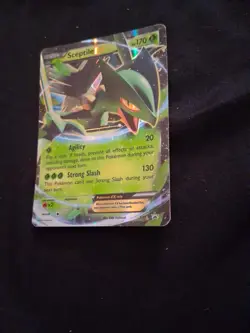 Pokemon Sceptile EX TCG Black Star Promo Holo Rare Card XY53 - Image 2