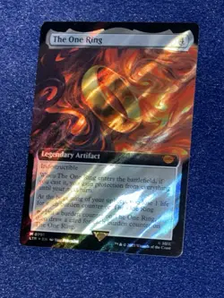 The One Ring (Extended Art) (Surge Foil) NM/LP Magic the Gathering MTG - Image 1