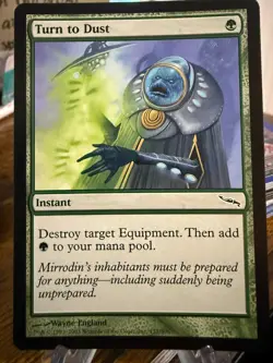 MTG Magic the Gathering Mirrodin Turn to Dust - Image 1