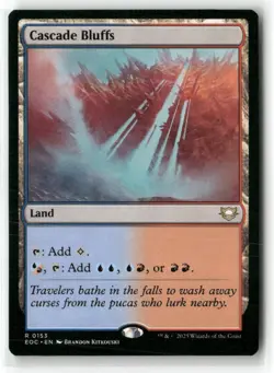 Cascade Bluffs Commander: Edge of Eternities MAGIC MTG NM - Image 1