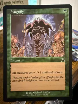 MTG Magic the Gathering Urza's Destiny Magnify - Image 1