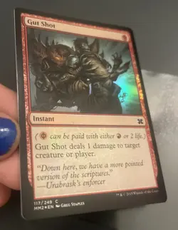 MTG Gut Shot Modern Masters 2015 Foil Near Mint Condition - Image 1