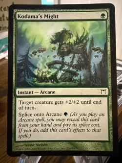 MTG Magic the Gathering Champions of Kamigawa Kodama's Might - Image 1