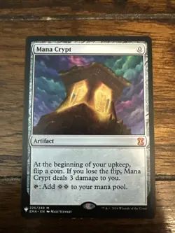 Mana Crypt the List Reprints MTG Magic: The Gathering - Image 2