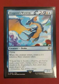 Dragoon's Wyvern #49 | Near Mint | Final Fantasy FIN | Magic MTG - Image 1