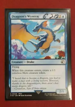 Dragoon's Wyvern #49 | Near Mint | Final Fantasy FIN | Magic MTG - Image 1