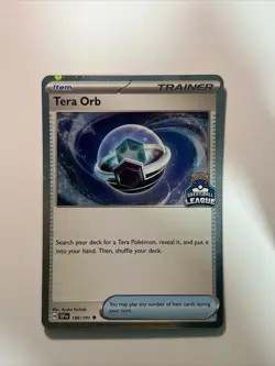 Pokemon Asia Exclusive Tera Orb Great Ball League Promo Stamped 189/191 - Image 1