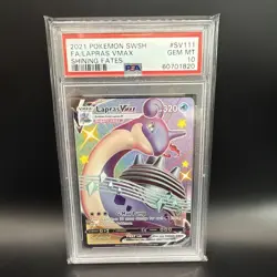 2021 Pokemon Sword & Shield Shining Fates Fa/Lapras Vmax #SV111 PSA 10 - Image 1